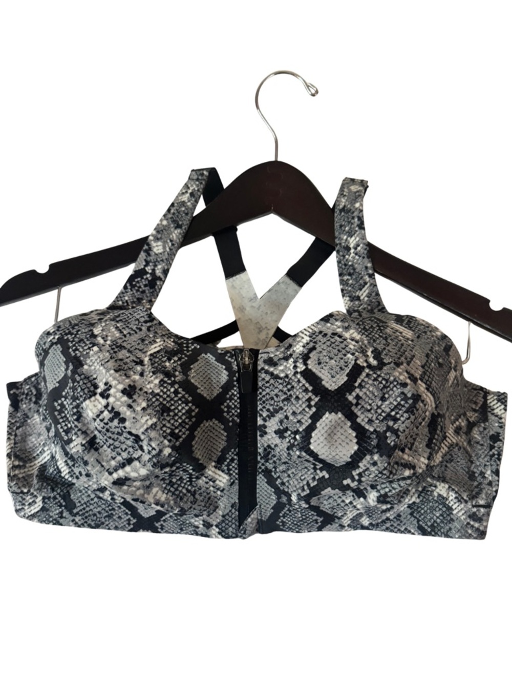 Victoria's Secret Black Padded Bra with Snake-Print